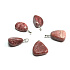 Thulite Tumbled Pendant Natural Stone approx. 2.6 cm Stone of Transformation