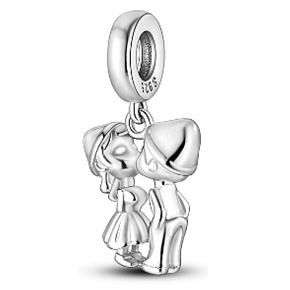 Sterling silver 925 Kissing charm, That kiss is mine, that kiss is yours, love bracelet pendant Sterling silver 925 Kissing charm, That kiss is mine, that kiss is yours, love bracelet pendant