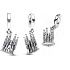 Charm Sterling silver 925 Barcelona La Sagrada Familia, travel bracelet pendant