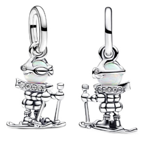 Charm Lyžař – radost ze zimy a dobrodružství, sport, přívěsek na náramek sport Charm Lyžař – radost ze zimy a dobrodružství, sport, přívěsek na náramek sport