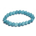 Aquamarine bracelet elastic natural stone, bead 8 mm / 16-17 cm, sailor stone, healing power of the ocean