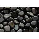 Obsidian Tumbled natural stone 40 - 100 g, 1 piece, rescue stone