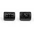 Onyx Pisces zodiac sign, natural stone bracelet pendant, 10 mm 1 piece, life force stone