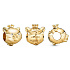 Charm Sterling silver 925 Tiger is the third animal in the 12-year cycle of Chinese zodiac signs, bead for bracelet