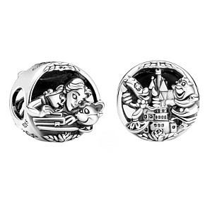 Charm Sterling silver 925 Disney, Beauty and the Beast, Belle and her friends, bead on bracelet movie