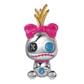 Sterling silver 925 Disney Lilo & Stitch - Scrump, bead for bracelet
