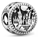 Sterling silver 925 Harry Potter - Hogwarts School of Witchcraft and Wizardry, bracelet bead