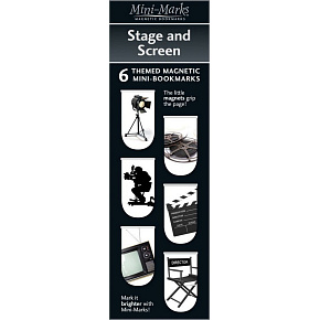 If Mini Mark Bookmarks Stage and Screen 6 pieces