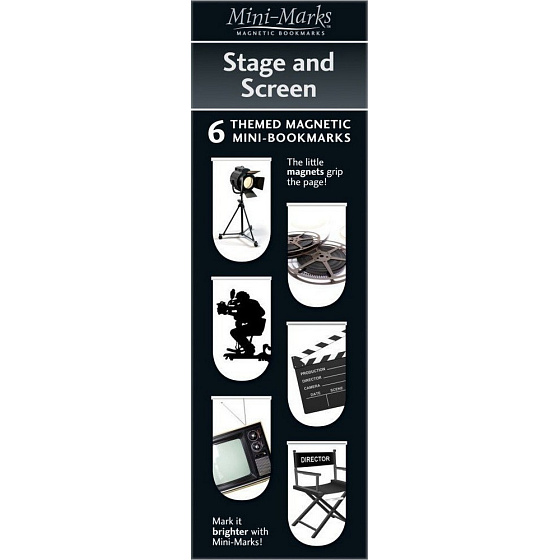 If Mini Mark Bookmarks Stage and Screen 6 pieces
