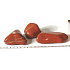 Jasper red Tumbled natural stone 160 - 220 g, 1 piece, full care stone