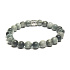 Hawk Eye Bracelet elastic natural stone, ball 8 mm / 16-17 cm, stone of wise ancestors