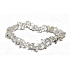 Crystal bracelet elastic chopped natural stone 19 cm, gets rid of everything negative