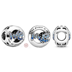 Charm Sterling silver 925 The power is in me, bead on bracelet symbol