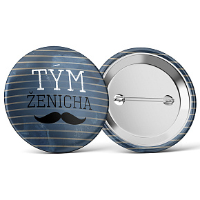 Nekupto Badge Groom's team 5.5 cm