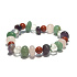 Chakra bracelet, elastic, natural stone, 16–17 cm