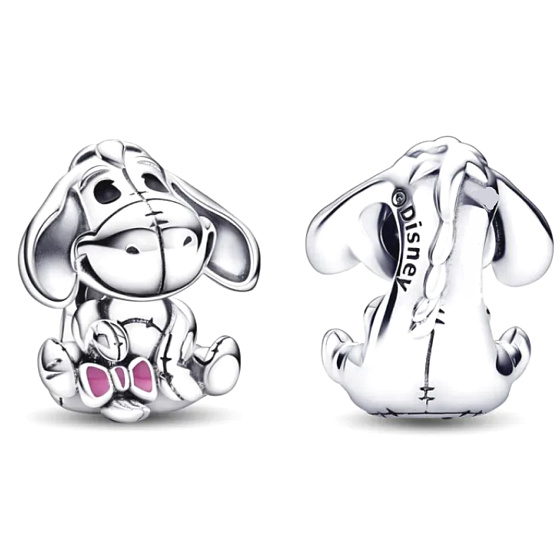 Sterling silver 925 Disney Winnie the Pooh - Eeyore, bead for bracelet