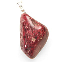Garnet grosular JAR Troml pendant M, approx. 3,5 cm, stone of fire, love