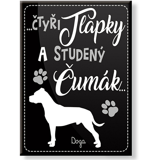 Nekupto Pets magnet Doga 66 x 90 x 2 mm