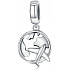 Sterling Silver 925 Travel is Life - Flight Through the World, Travel Pendant Bracelet