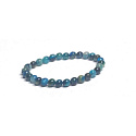 Tiger eye blue multi bracelet elastic natural stone, ball 6 mm / 16-17 cm, stone of the sun and earth, brings luck and wealth