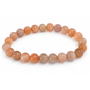 Sunstone bracelet 8 mm elastic – natural stone of vitality and the energy of the Sun, 16–17 cm Sunstone bracelet 8 mm elastic – natural stone of vitality and the energy of the Sun, 16–17 cm