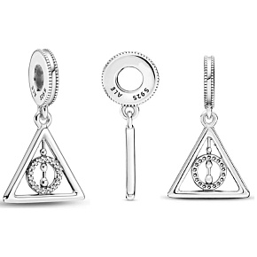 Sterling silver 925 Harry Potter - Deathly Hallows, bracelet pendant