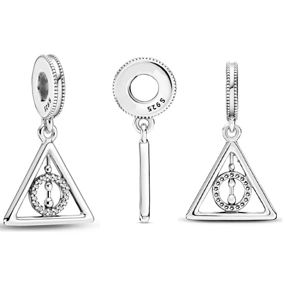 Sterling silver 925 Harry Potter - Deathly Hallows, bracelet pendant