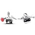 Sterling silver 925 Sewing pendant - sewing machine, dress, scissors 3in1, bracelet pendant interests