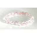 Azeztulite pink bracelet 10mm/16 - 17cm high frequency energy