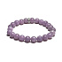 Lepidolite pink bracelet elastic natural stone, ball 8 mm / 16-17 cm, athletes amulet