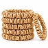 Silk hair tie 100% natural silk – gentle scrunchie, gold