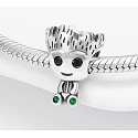 Sterling silver 925 Marvel Guardians of the Galaxy, I am Groot, bracelet bead