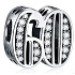 Charm Sterling silver 925 60 anniversary, bead on bracelet