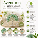 Aventurine – Tree of Life | Pendant made from natural pieces of mineral | 30 mm | Symbol of luck and new opportunities