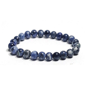 Sodalite bracelet elastic natural stone, ball 8 mm / 16 - 17 cm, stone communication Sodalite bracelet elastic natural stone, ball 8 mm / 16 - 17 cm, stone communication