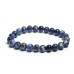 Sodalite bracelet elastic natural stone, ball 8 mm / 16 - 17 cm, stone communication