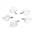 Crystal Heart Pendant natural stone 20 mm, stone stones