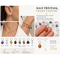 Lazurit (Lapis lazuli) – mini přívěsek z přírodního kamene cca 0,8–1,2 cm | Talisman moudrosti a intuice