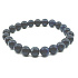 Sapphire bracelet elastic natural stone, ball 8 mm / 16-17 cm, stone of wisdom, truth and intuition