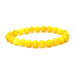 Aventurine yellow bracelet elastic natural stone, ball 8 mm / 16-17 cm, lucky stone