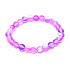 Opalit purple matt bracelet elastic, synthetic stone ball 6 mm / 16 cm, for children, wishing and hope stone