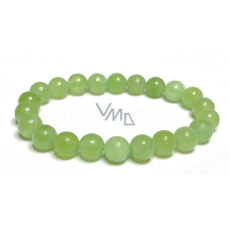 Olivine / Peridot bracelet elastic natural stone, ball 8 mm / 16 - 17 cm, stone protecting human aura Olivine / Peridot bracelet elastic natural stone, ball 8 mm / 16 - 17 cm, stone protecting human aura