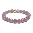 Tourmaline red bracelet elastic natural stone, ball 8 mm / 16-17 cm, guardian of good mood
