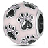 Charm Sterling Silver 925 Paws, Heart, Bead for Pet Bracelet