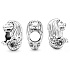 Charm Sterling silver 925 Merlion symbol Syngapuru, travel bracelet bead