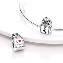 Charm Sterling silver 925 Perfume, bead on bracelet interests