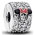 Charm Sterling silver 925 Disney Minnie stopper, clip bead for bracelet
