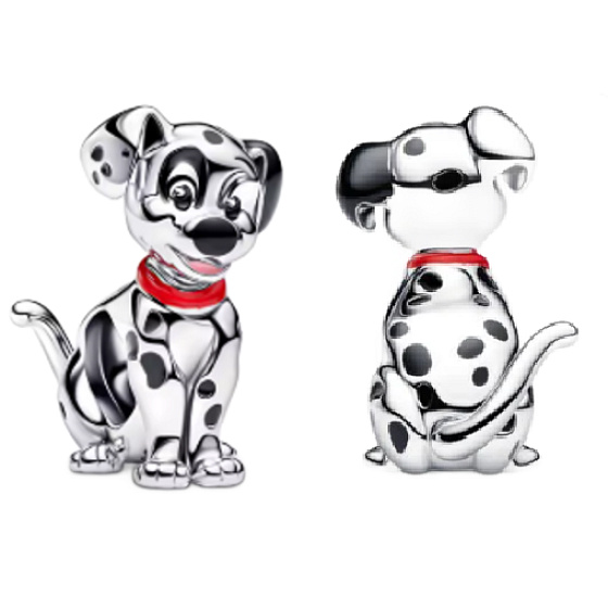 Charm Disney 101 dalmatinů, přívěsek na náramek, roztomilé štěně, symbol radosti a přátelství, film
