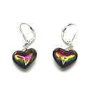 Magical heart earrings smooth, I'm not just a jewel 3,5 cm