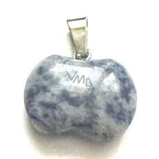 Sodalite Apple of Knowledge pendant natural stone 1,5 cm, communication stone Sodalite Apple of Knowledge pendant natural stone 1,5 cm, communication stone